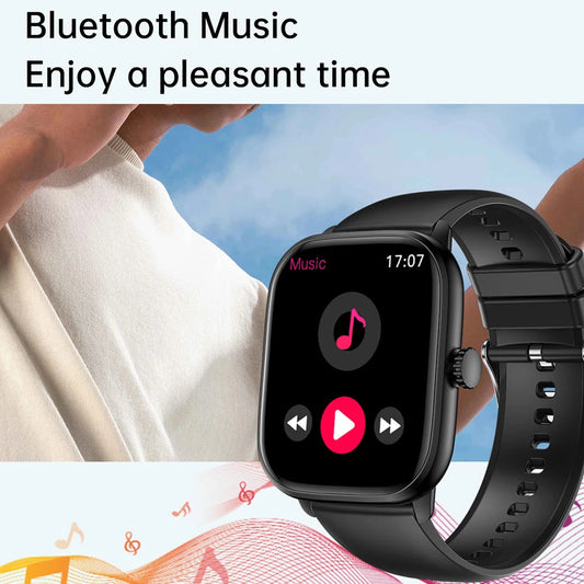 LIPSTYLE Smart Watch 2024: Connectée Appels, Musique, Suivi Fitness